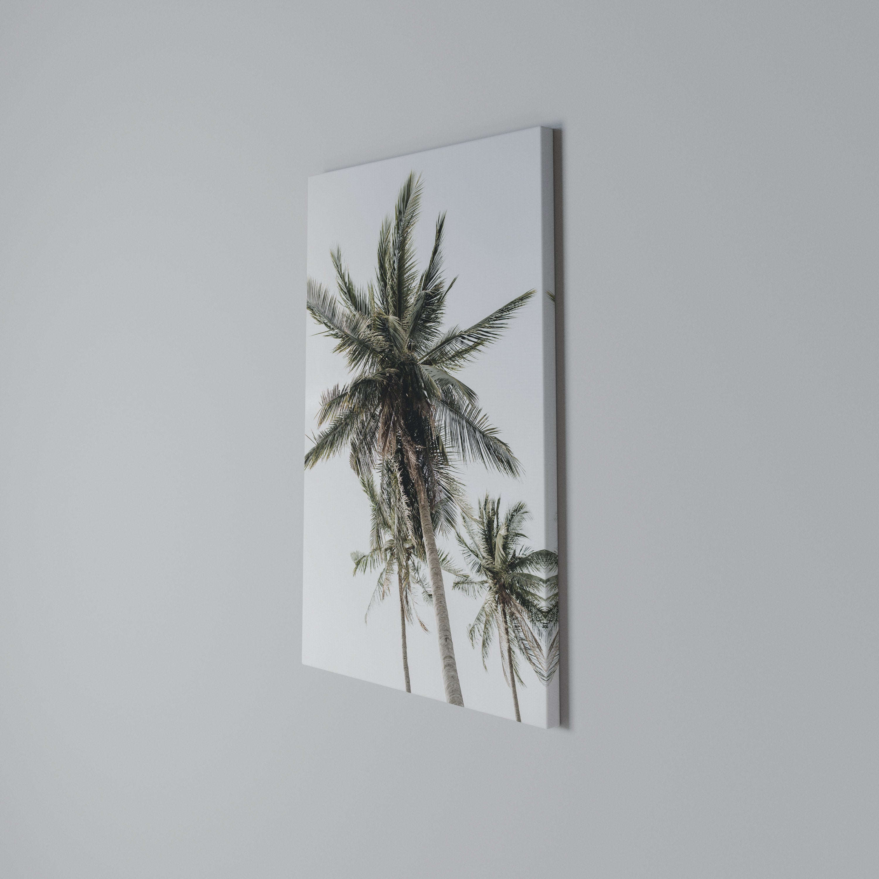 PALM PARADISE SIGHT Vertical Canvas Print