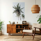 PALM PARADISE SIGHT Peel and Stick Vertical Poster