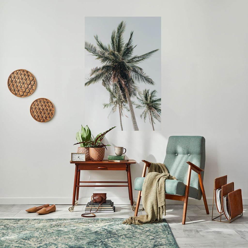 PALM PARADISE SIGHT Peel and Stick Vertical Poster