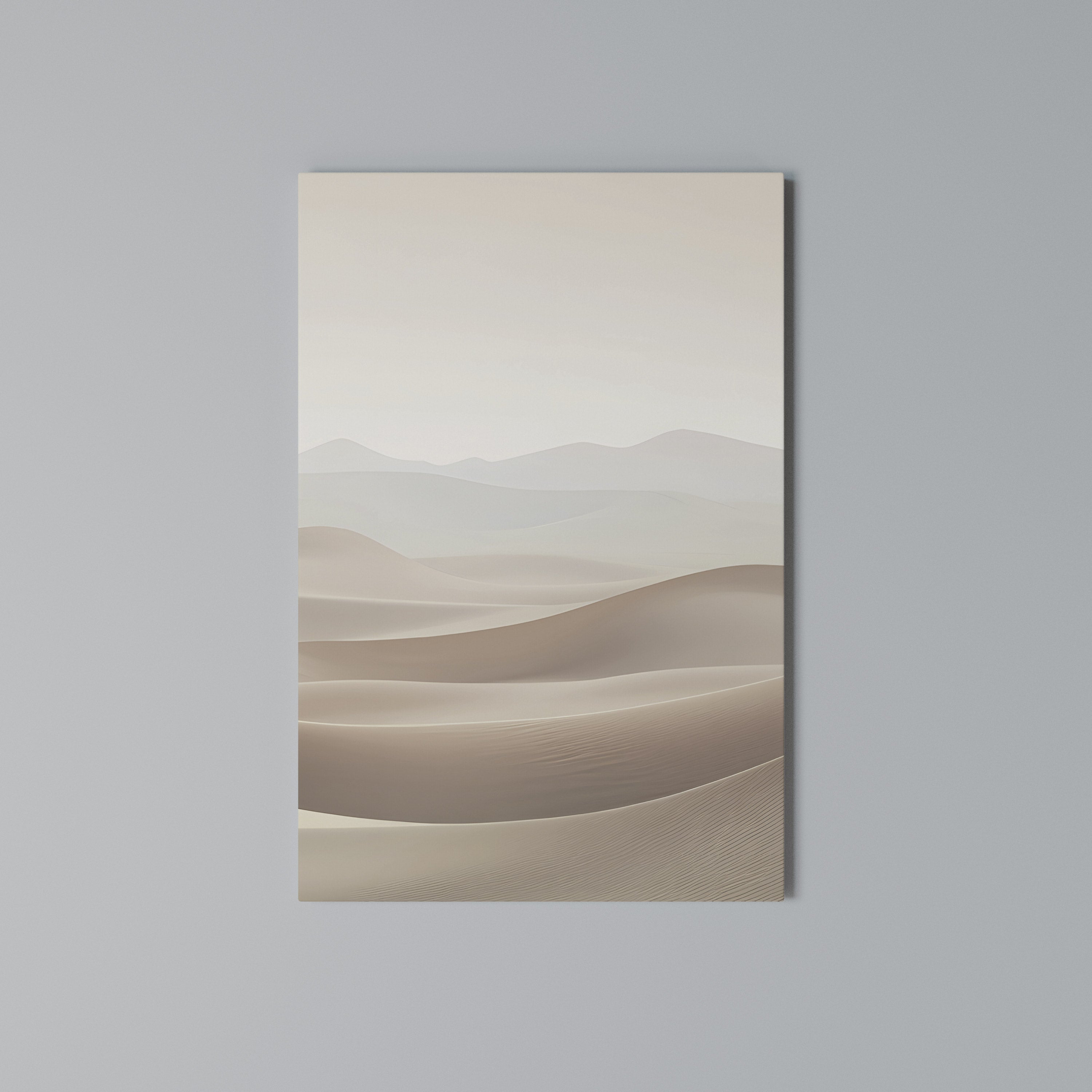 SUBTLE SANDS Quadro em tela vertical