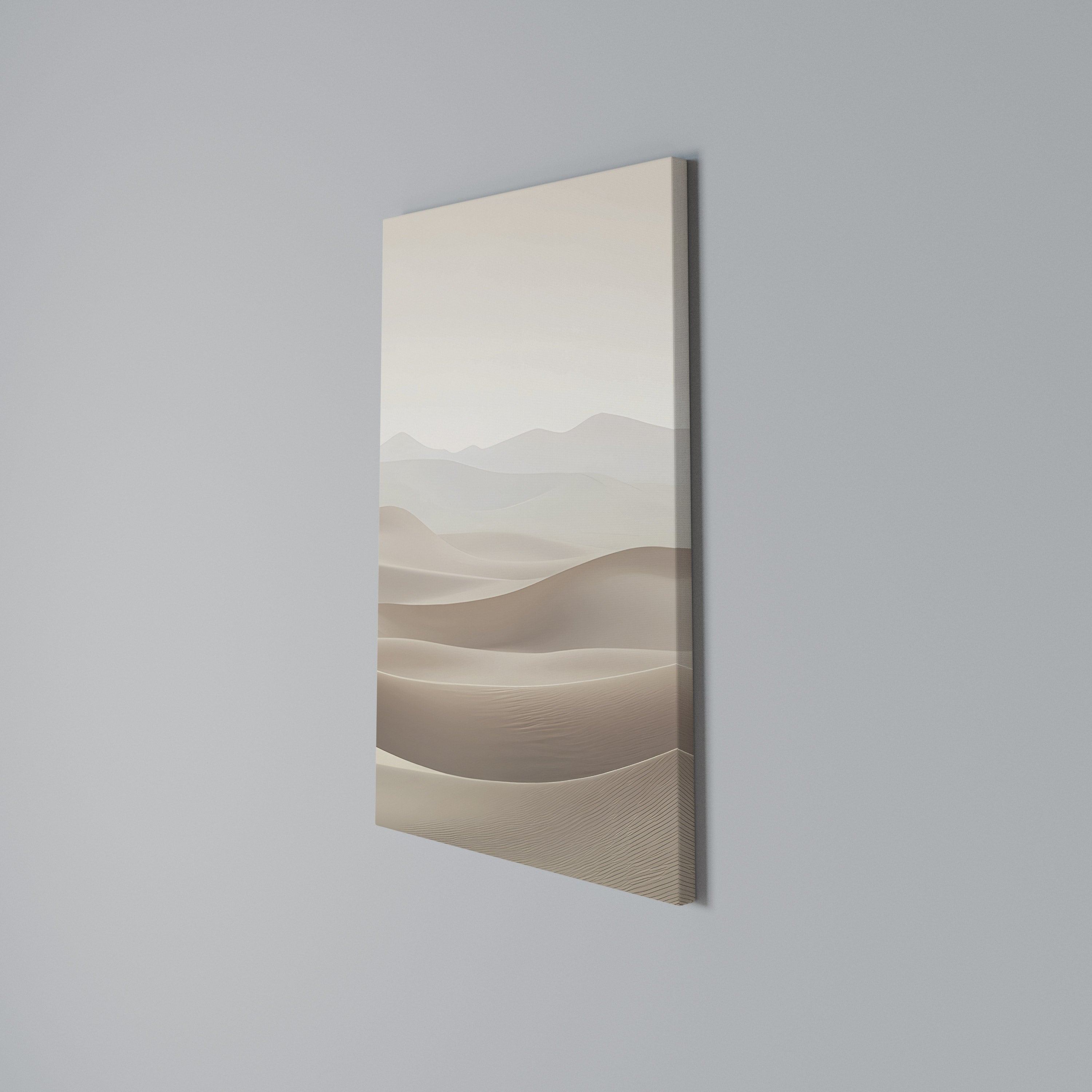 SUBTLE SANDS Quadro em tela vertical