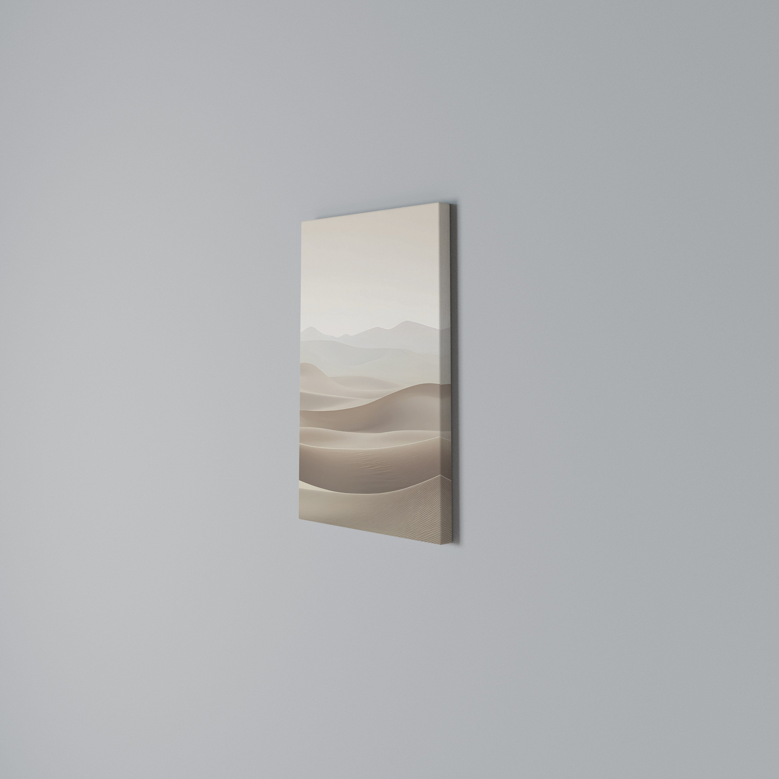 SUBTLE SANDS Quadro em tela vertical