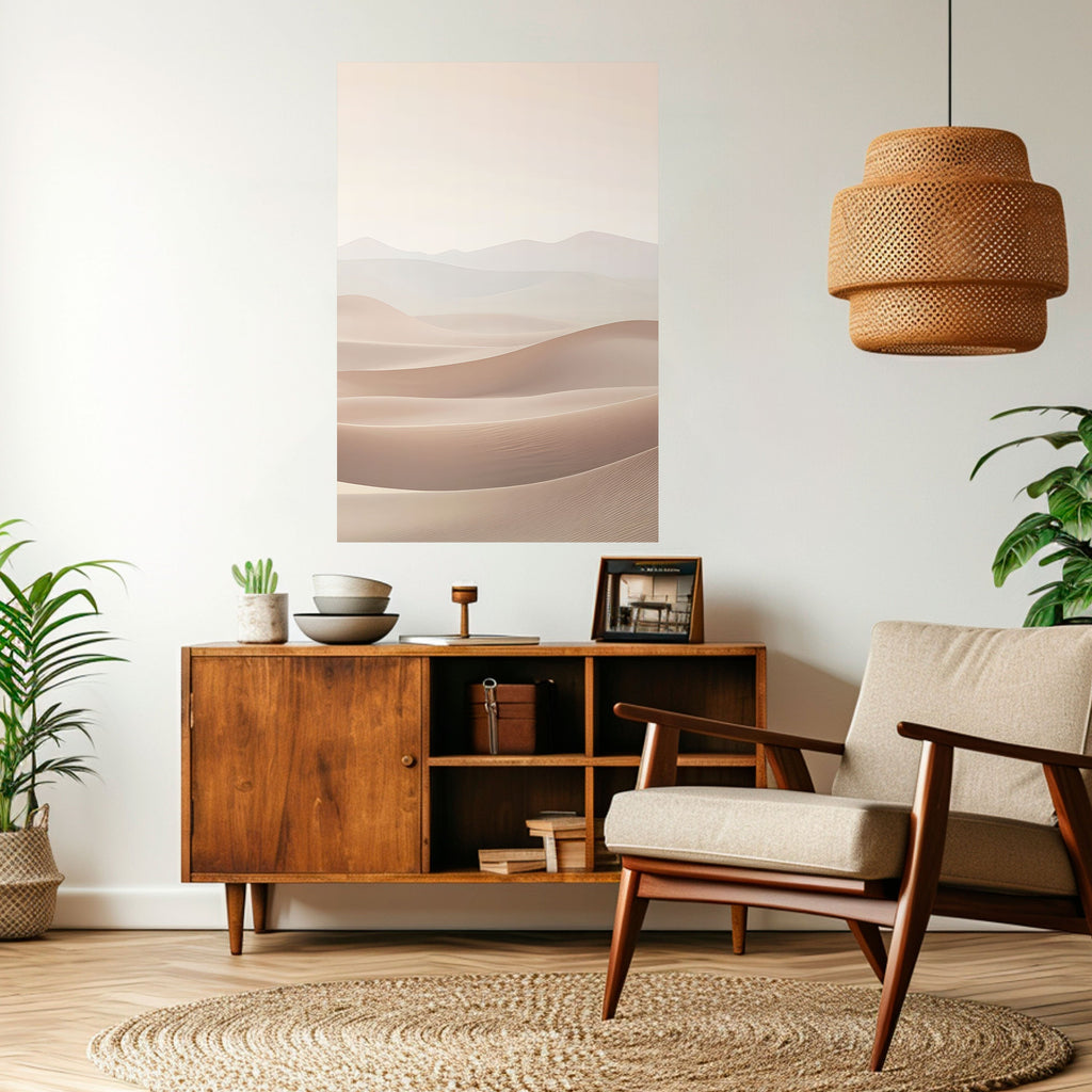 SUBTLE SANDS Peel and Stick Vertical Poster