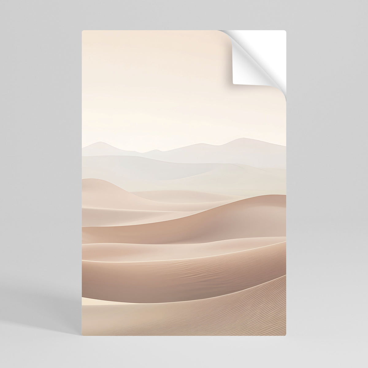 SUBTLE SANDS Póster Autocolante Vertical