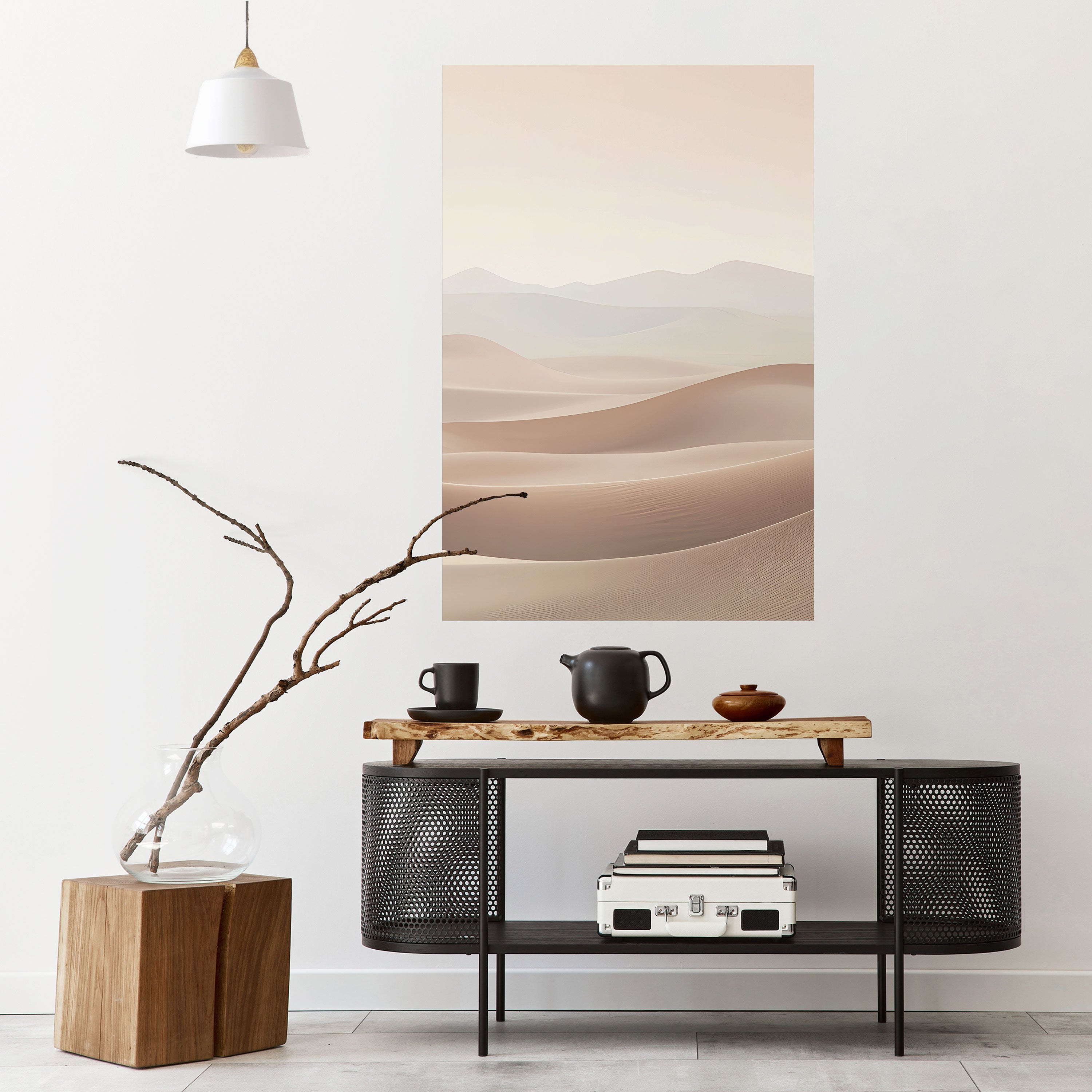 SUBTLE SANDS Poster Vertical Autocolante