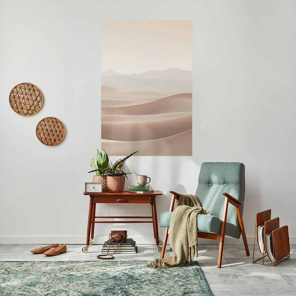 SUBTLE SANDS Peel and Stick Vertical Poster