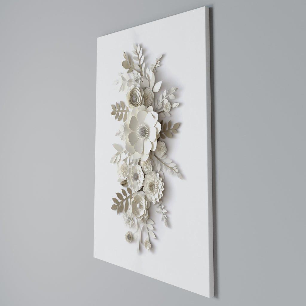 BLUSHING BOUQUET Quadro em tela vertical