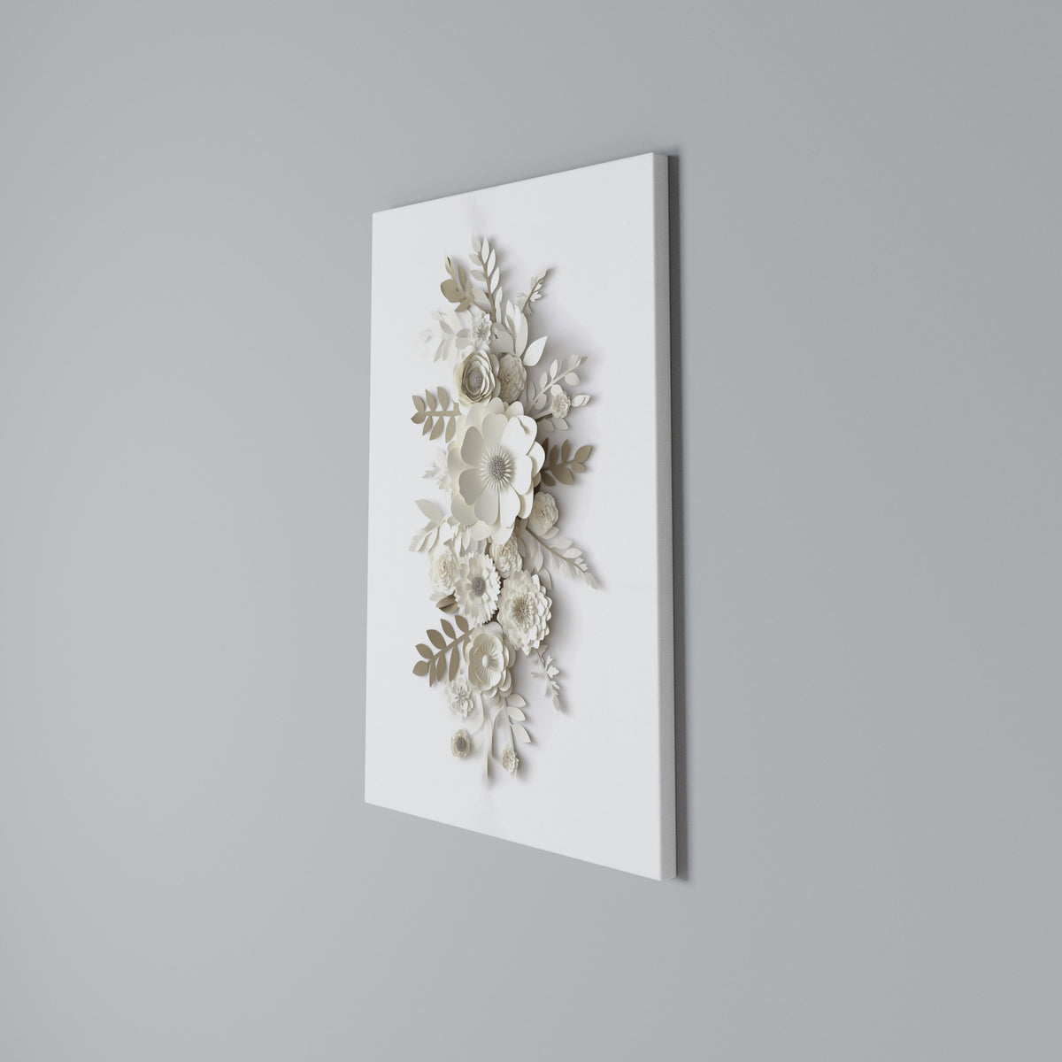 BLUSHING BOUQUET Quadro em tela vertical