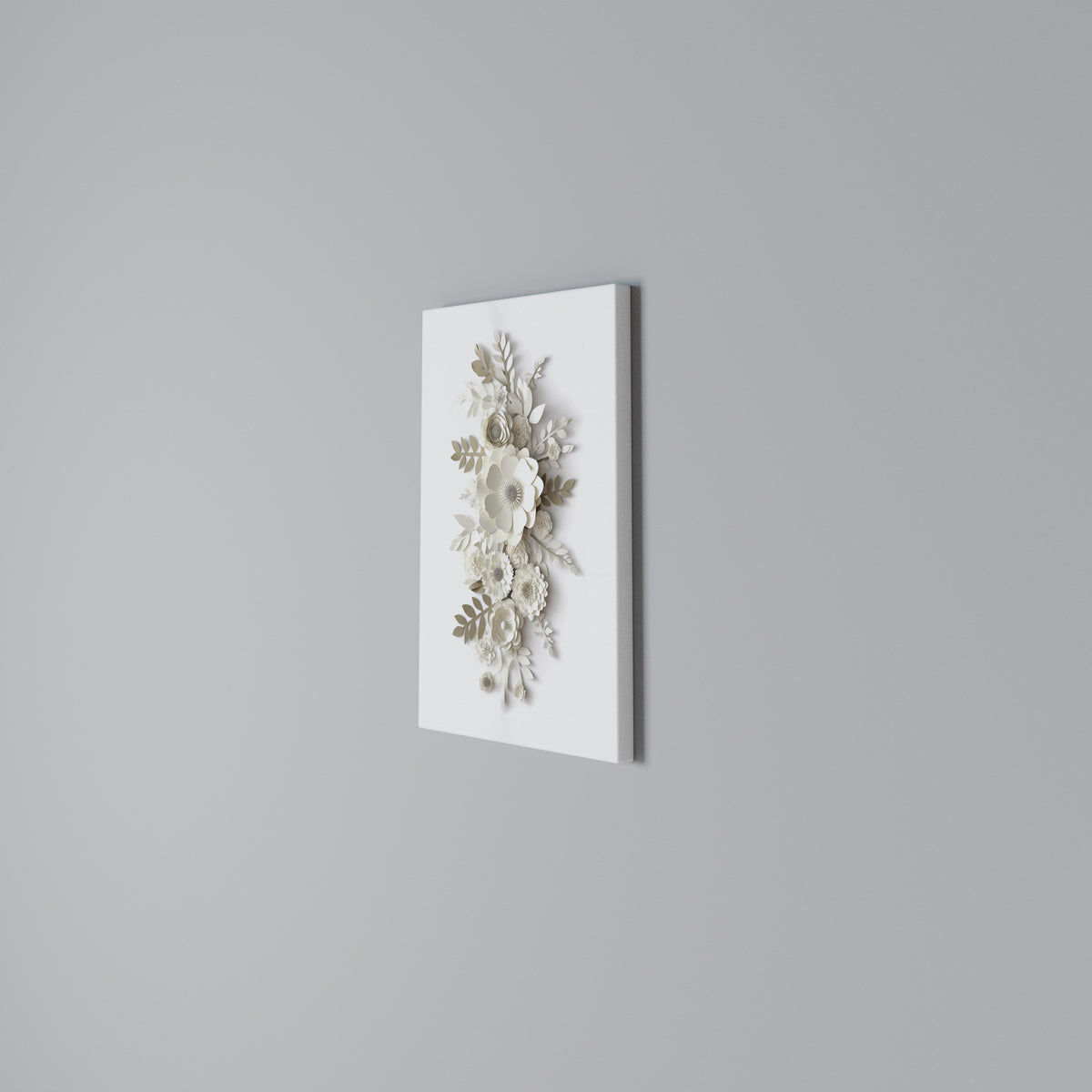 BLUSHING BOUQUET Quadro em tela vertical