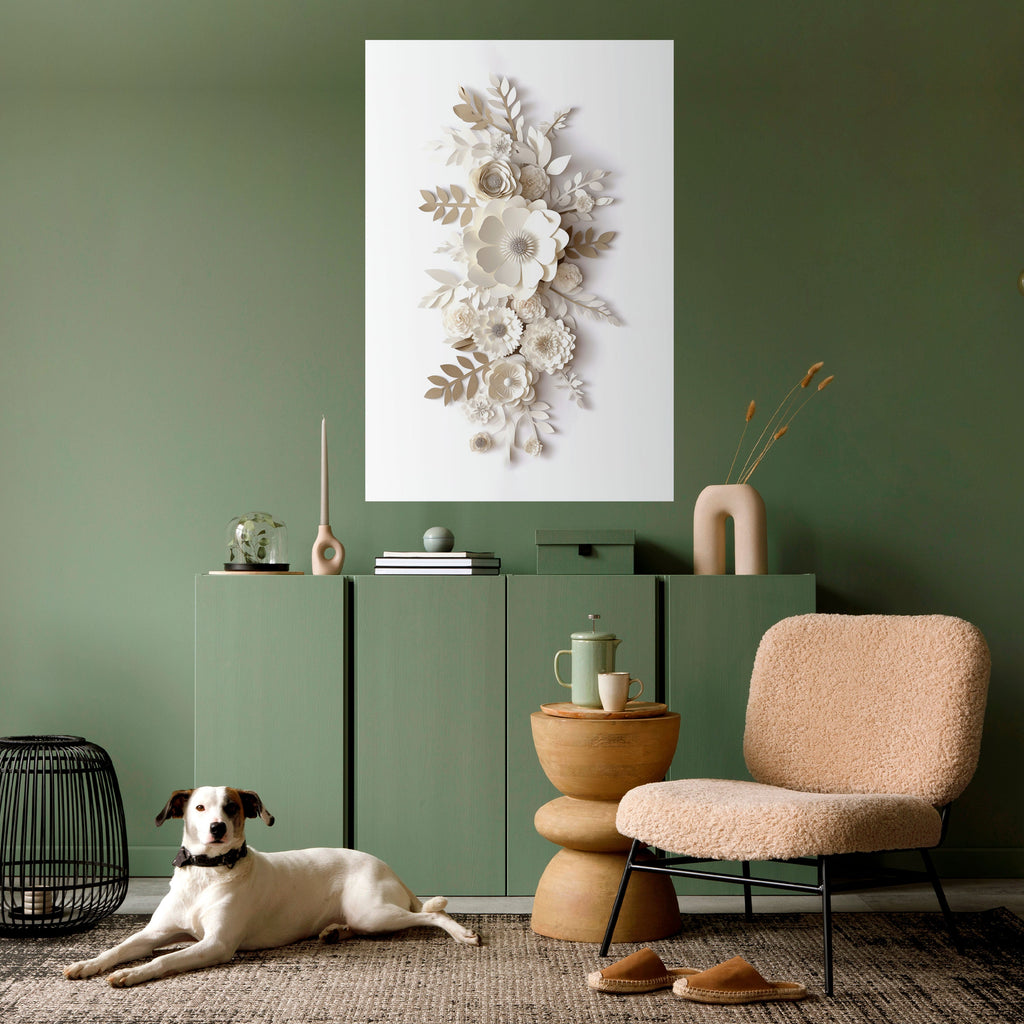 BLUSHING BOUQUET Poster Vertical Autocolante