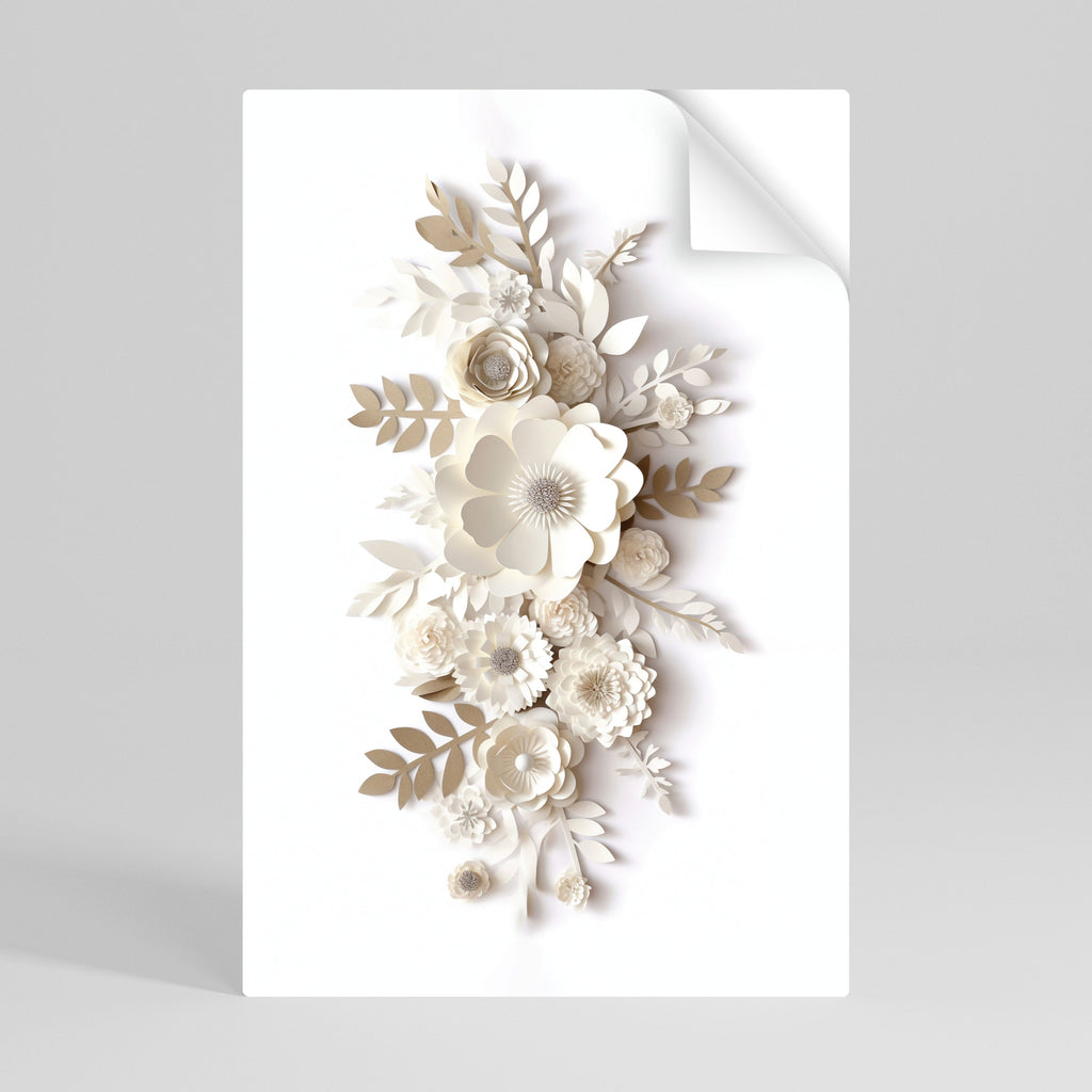 BLUSHING BOUQUET Poster Vertical Autocolante