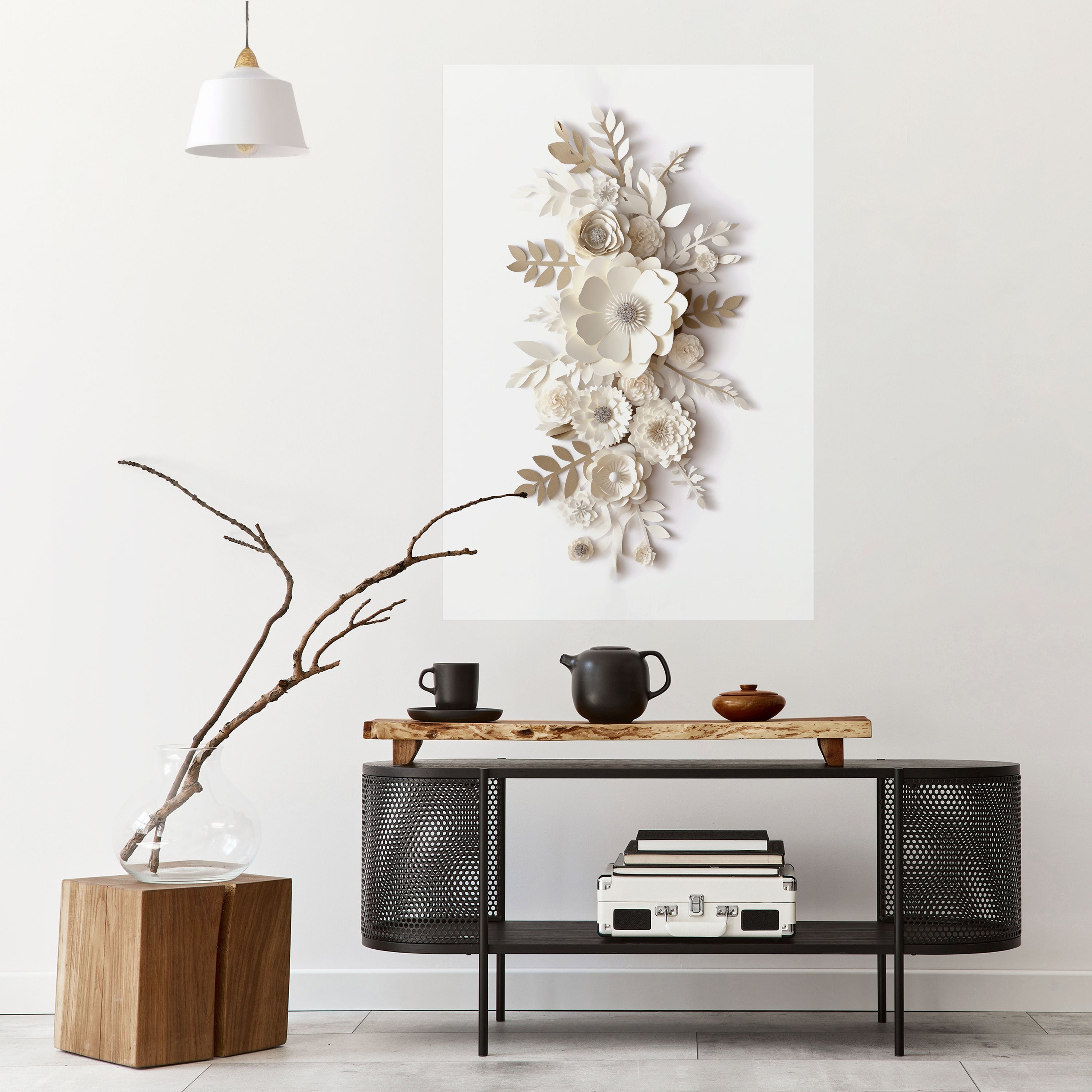 BLUSHING BOUQUET Poster Vertical Autocolante