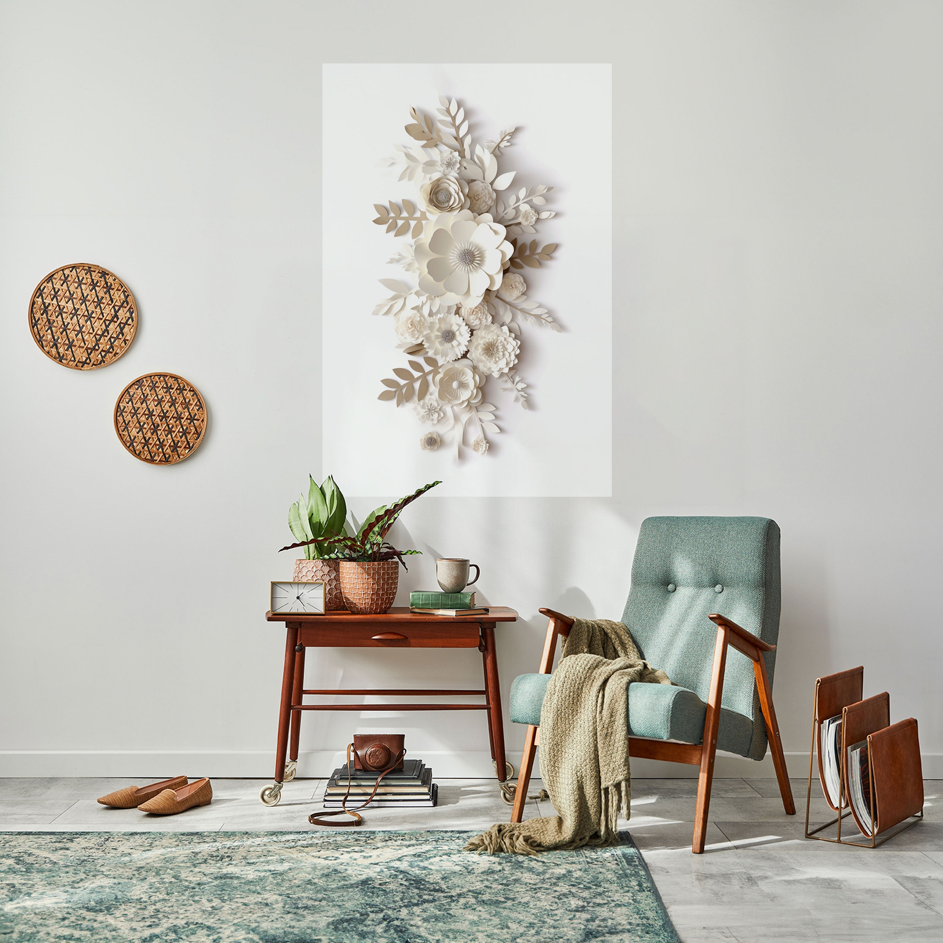 BLUSHING BOUQUET Poster Vertical Autocolante