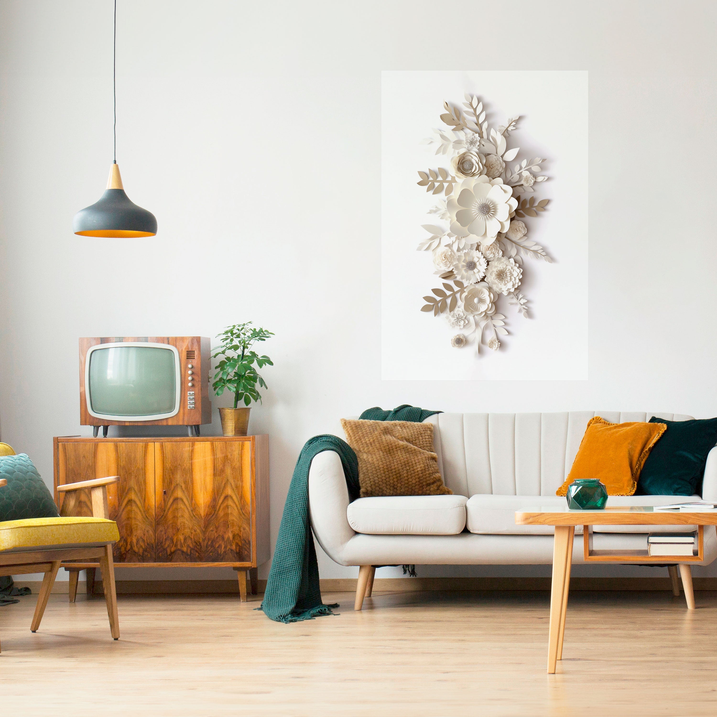 BLUSHING BOUQUET Poster Vertical Autocolante