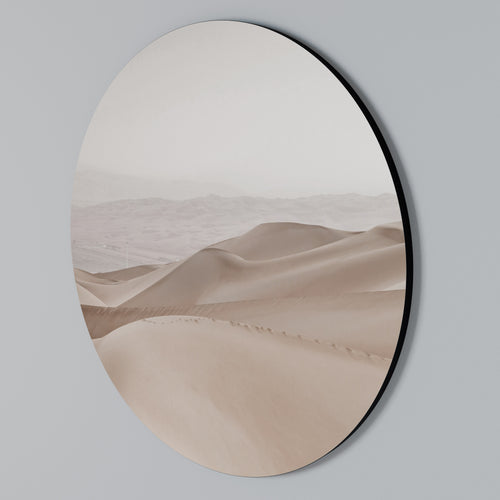 TRANQUIL TIDES Arte de Parede Redonda
