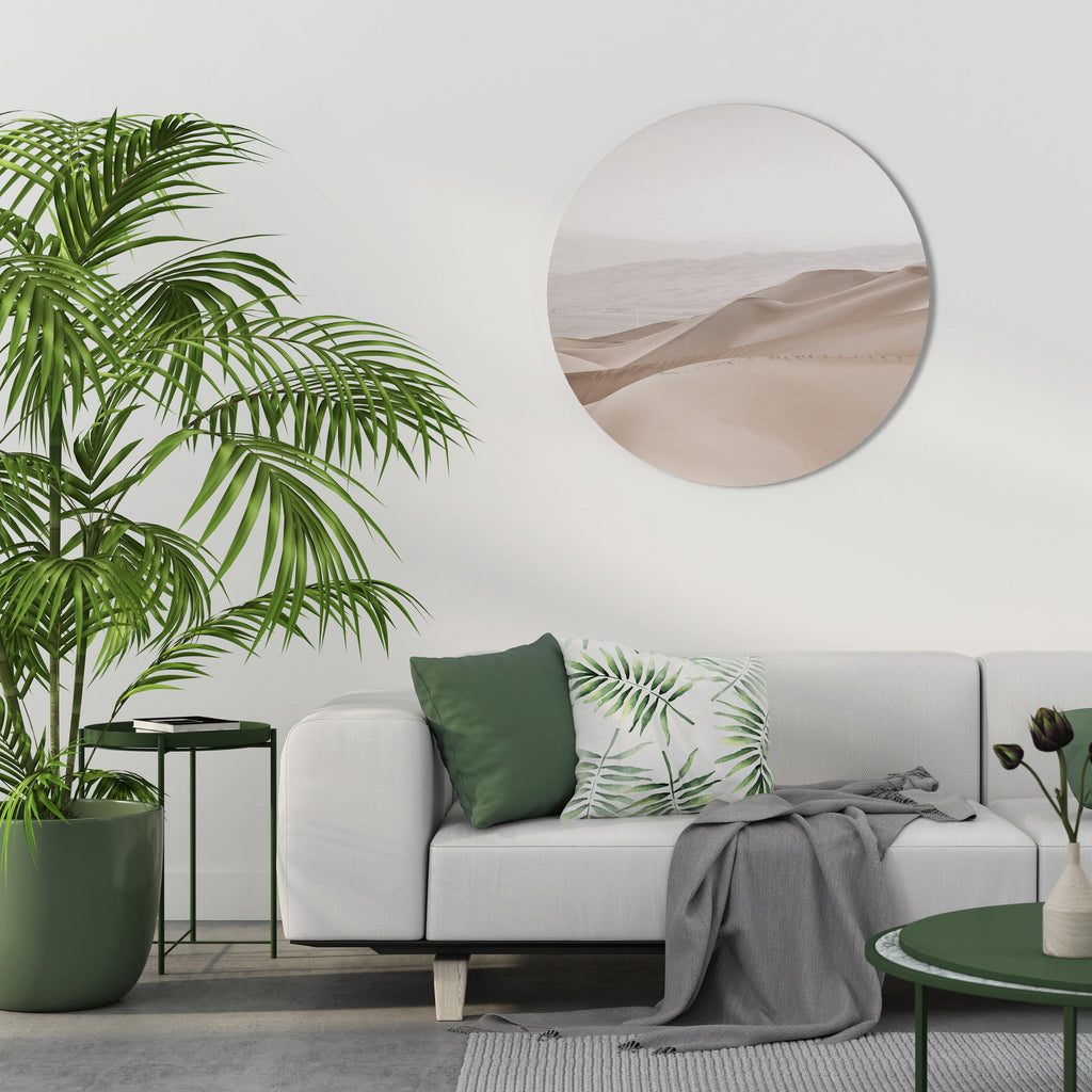 TRANQUIL TIDES Round Wall Art
