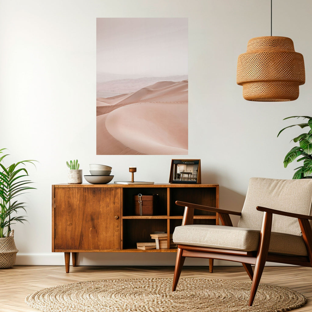 TRANQUIL TIDES Peel and Stick Vertical Poster