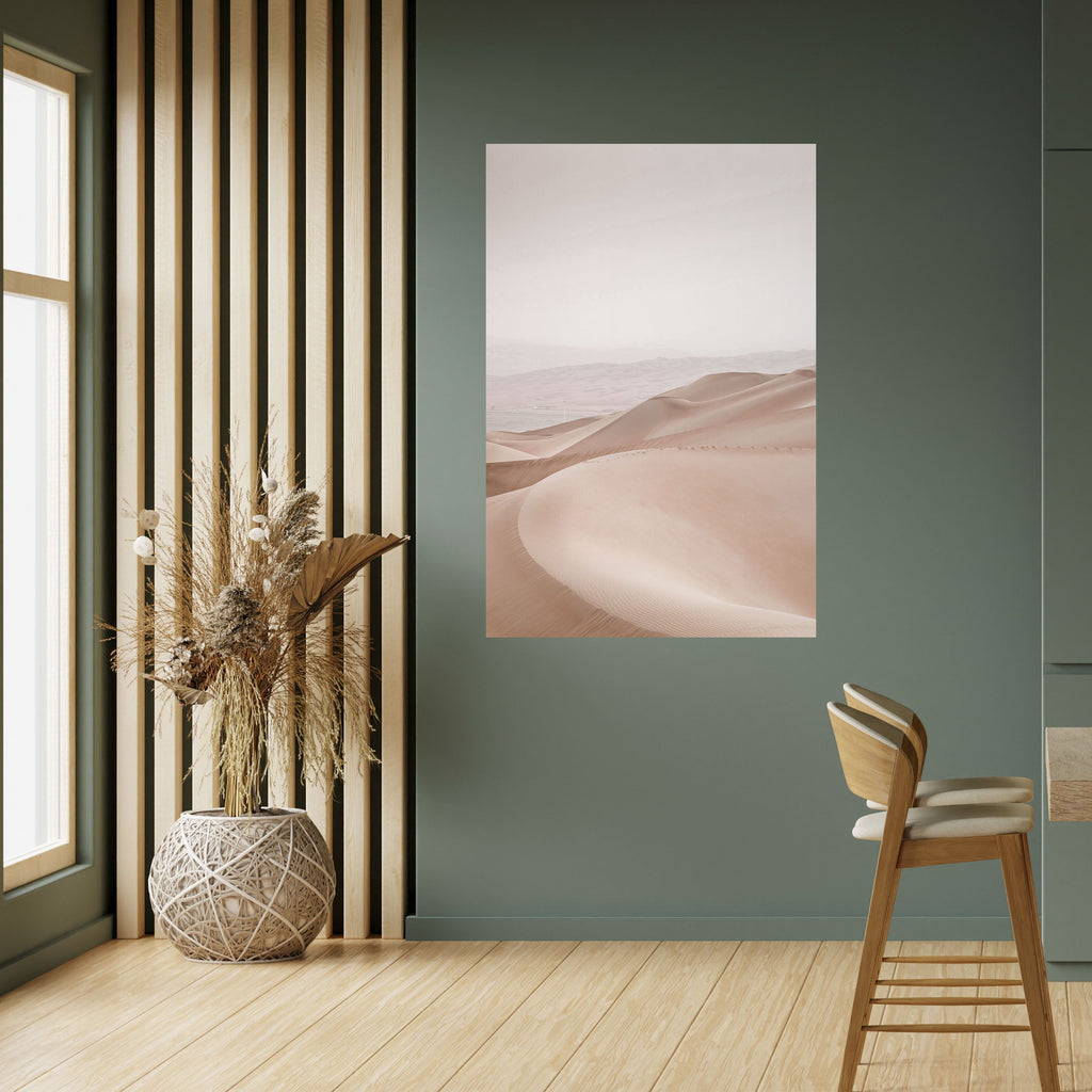 TRANQUIL TIDES Peel and Stick Vertical Poster