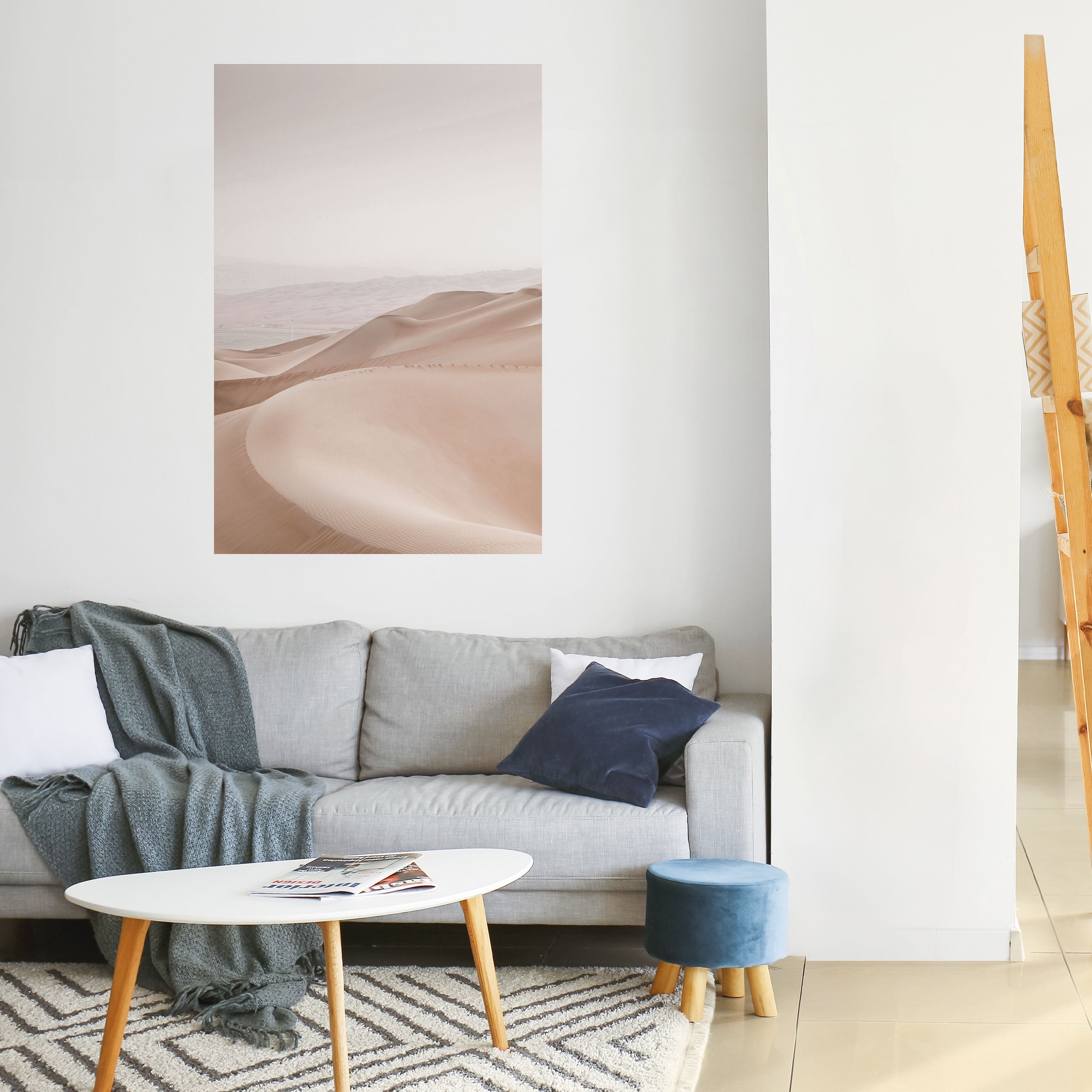 TRANQUIL TIDES Peel and Stick Vertical Poster