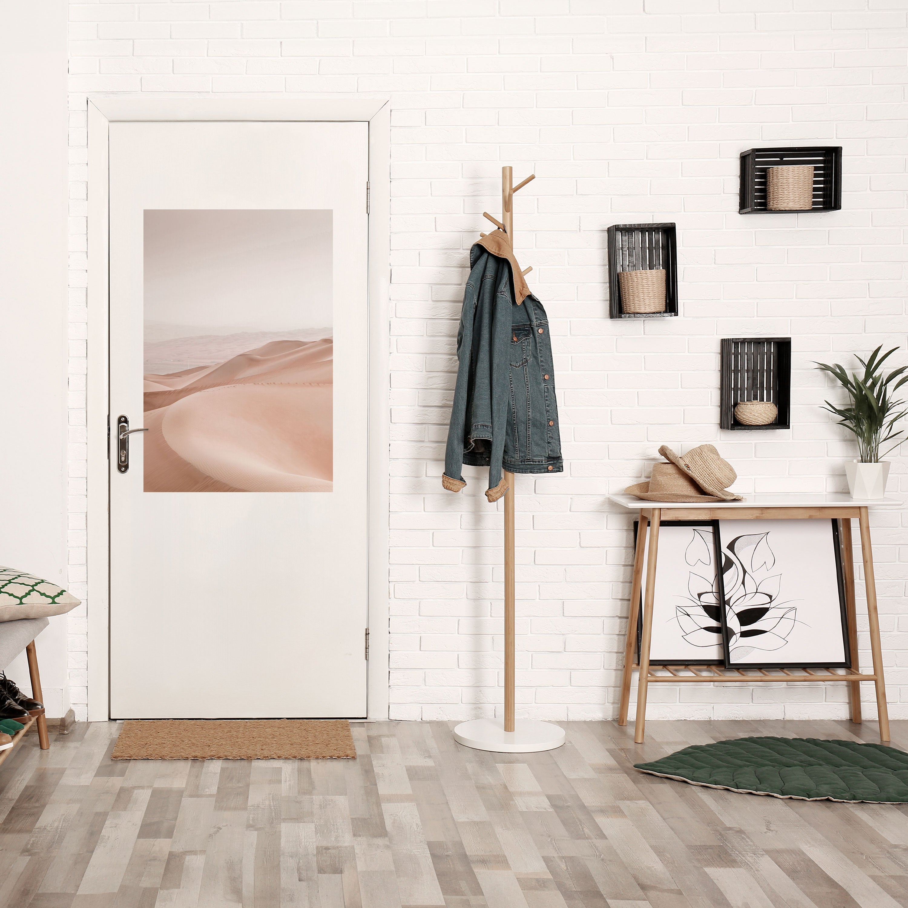 TRANQUIL TIDES Peel and Stick Vertical Poster