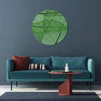 VEINS OF LIFE Round Wall Art