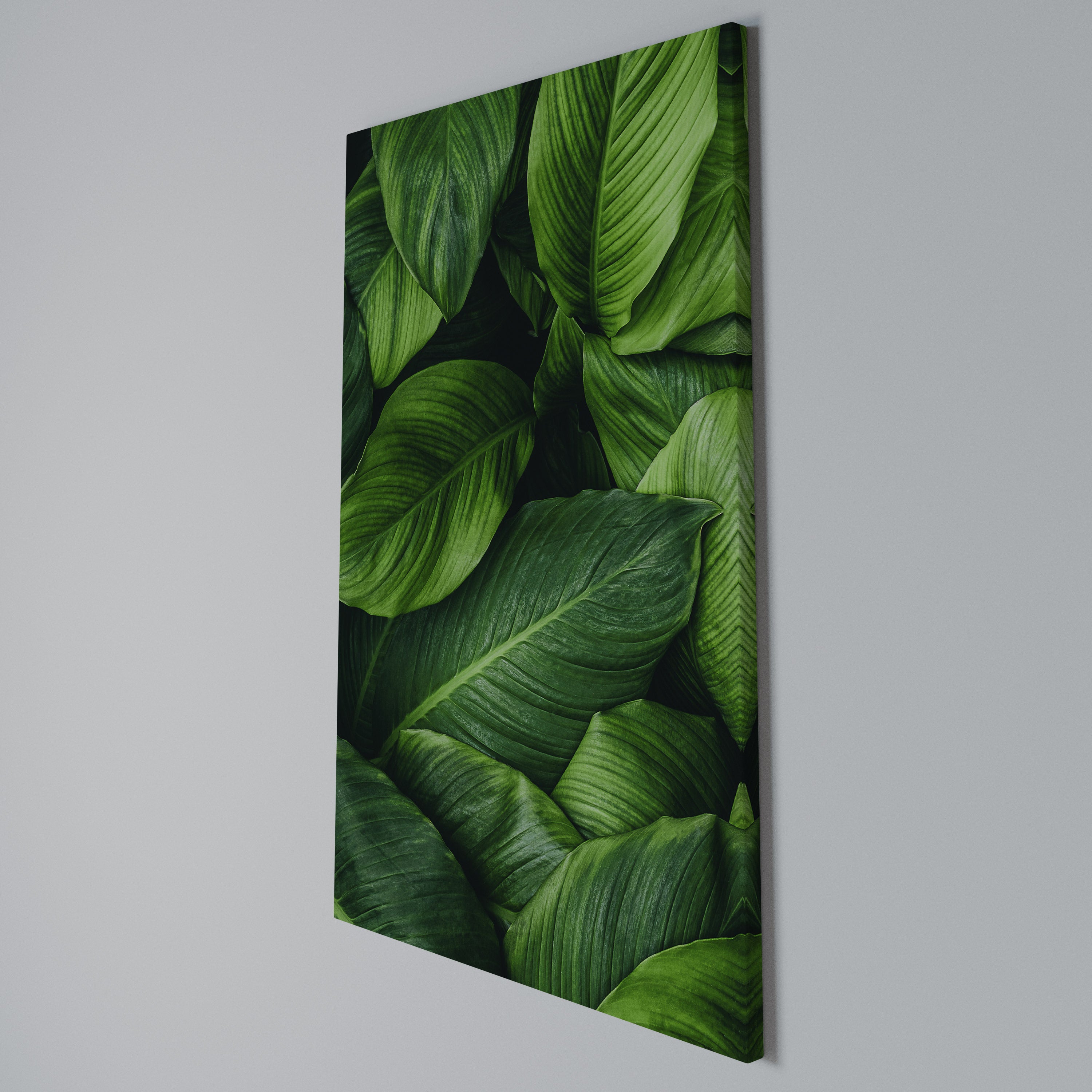 VIBRANT LEAFY EMBRACE Quadro em tela vertical