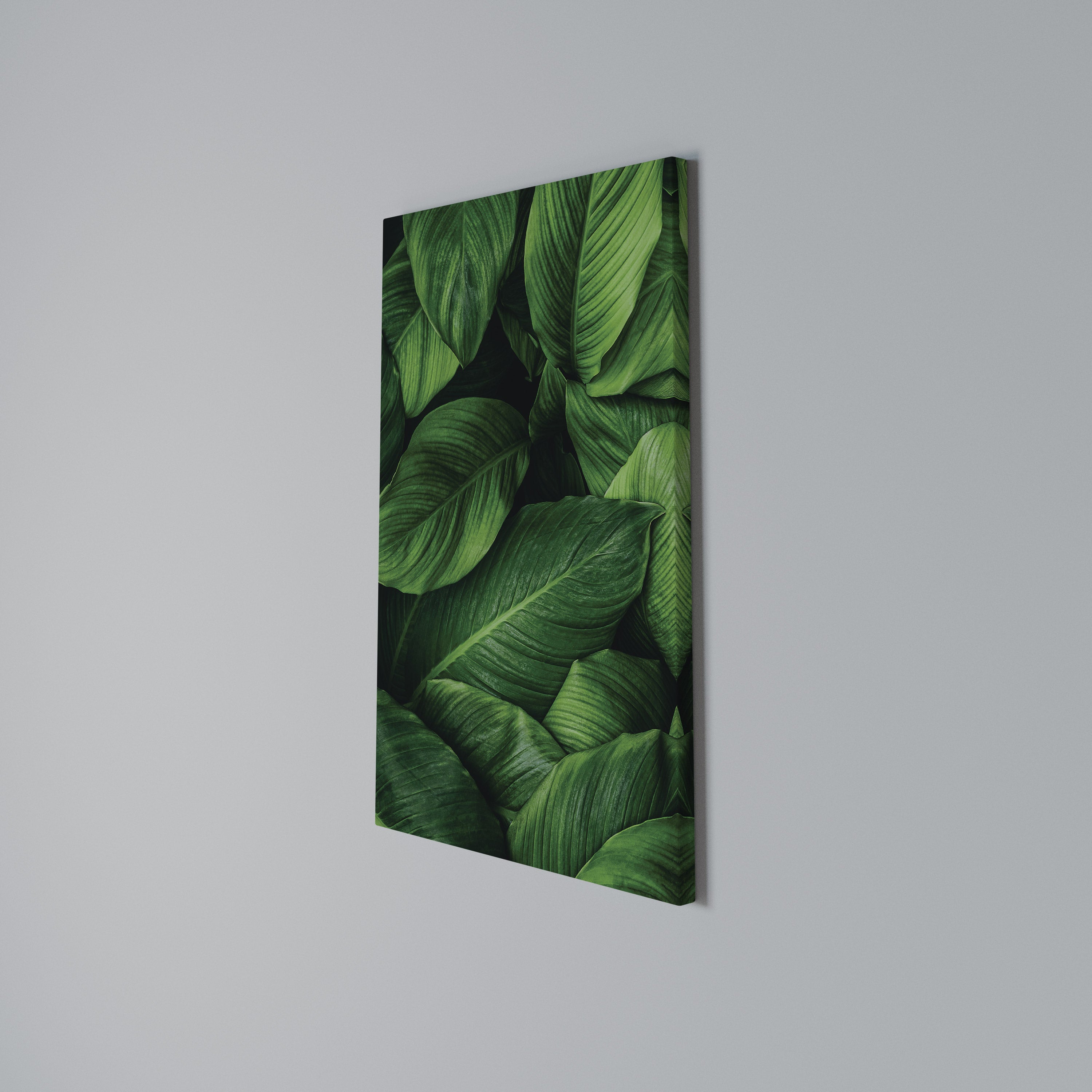 VIBRANT LEAFY EMBRACE Quadro em tela vertical