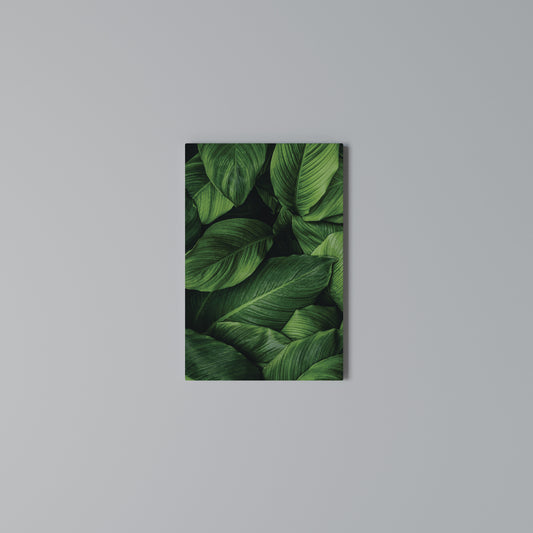 VIBRANT LEAFY EMBRACE Quadro em tela vertical