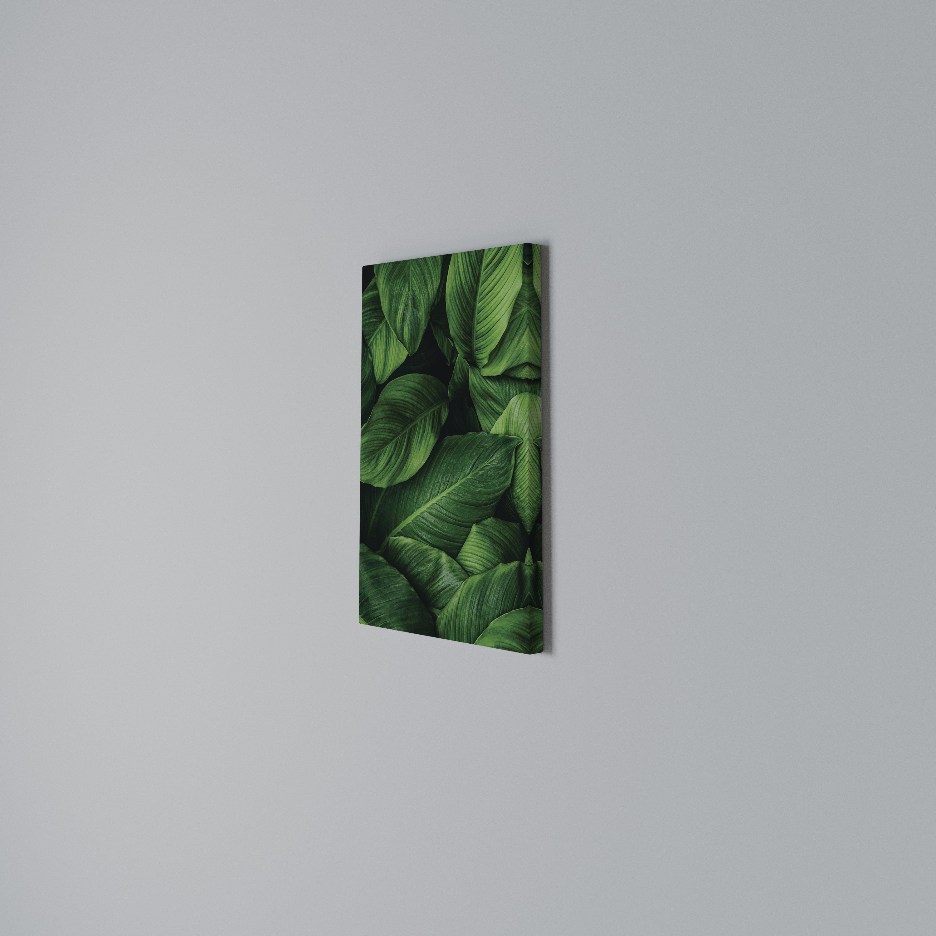 VIBRANT LEAFY EMBRACE Quadro em tela vertical