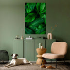 VIBRANT LEAFY EMBRACE Peel and Stick Vertical Poster