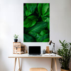 VIBRANT LEAFY EMBRACE Peel and Stick Vertical Poster