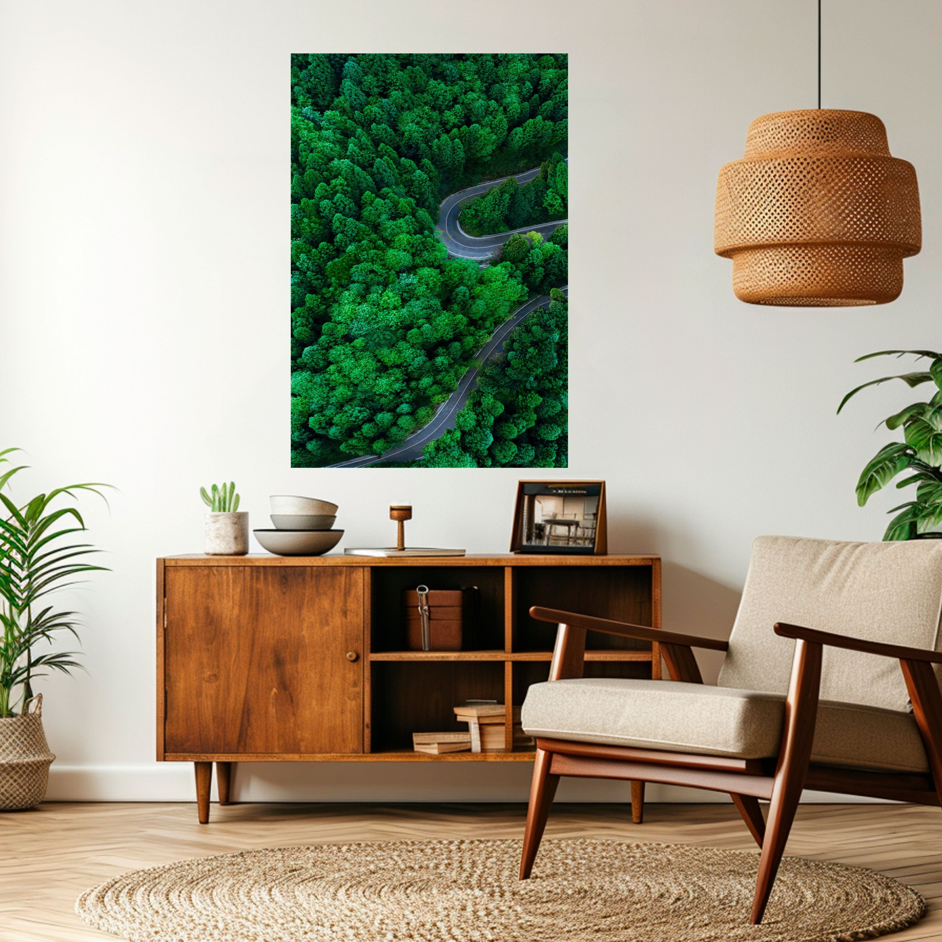 ENCHANTED FOREST RIDE Peel and Stick Vertical Poster