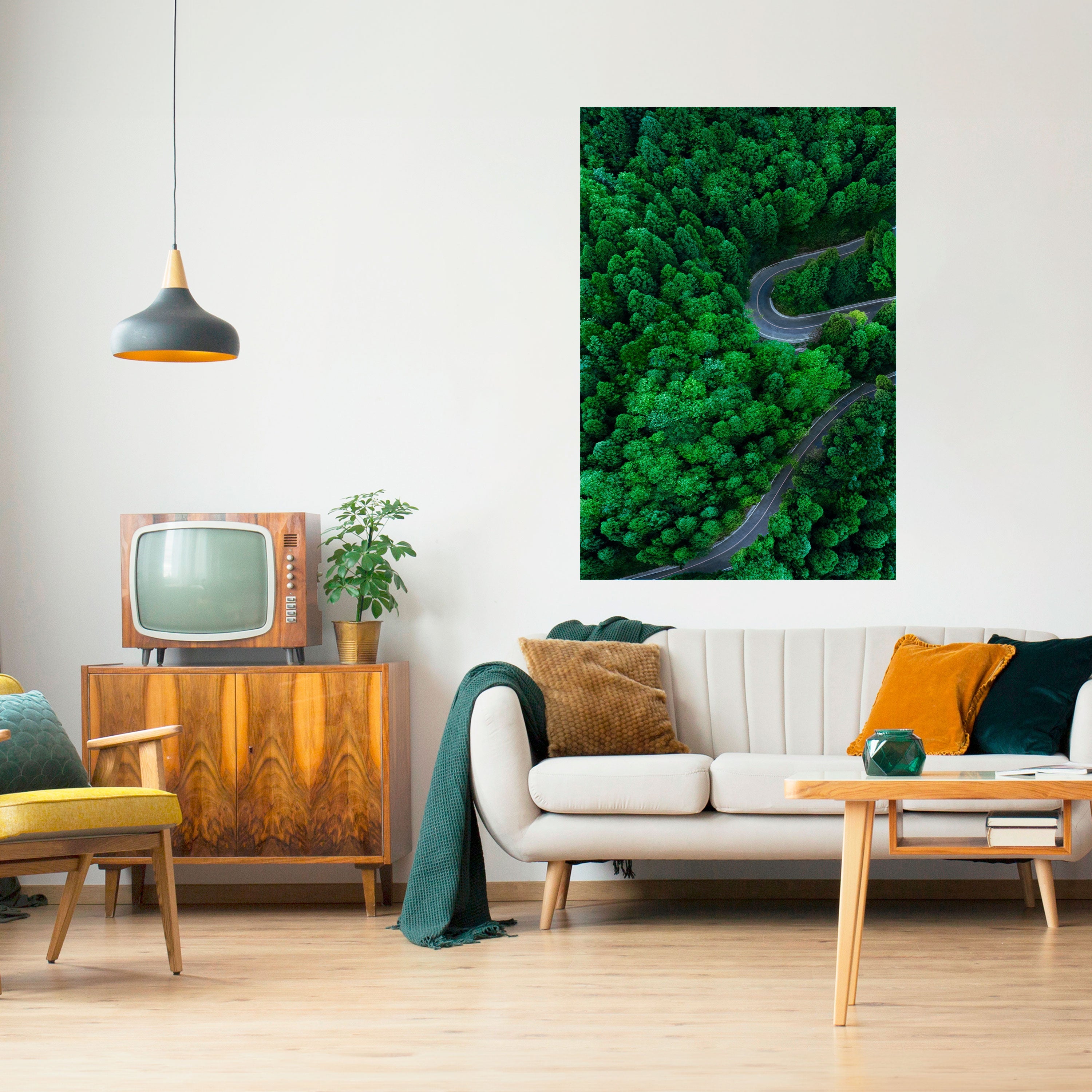 ENCHANTED FOREST RIDE Poster Vertical Autocolante