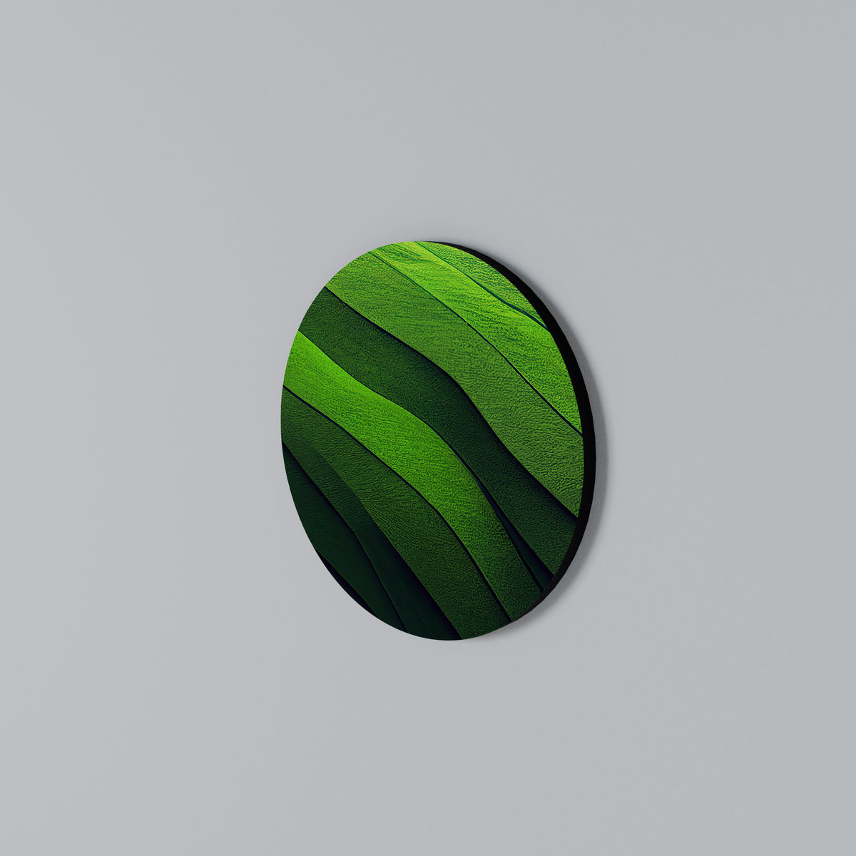 FRESH LANDSCAPE Round Wall Art