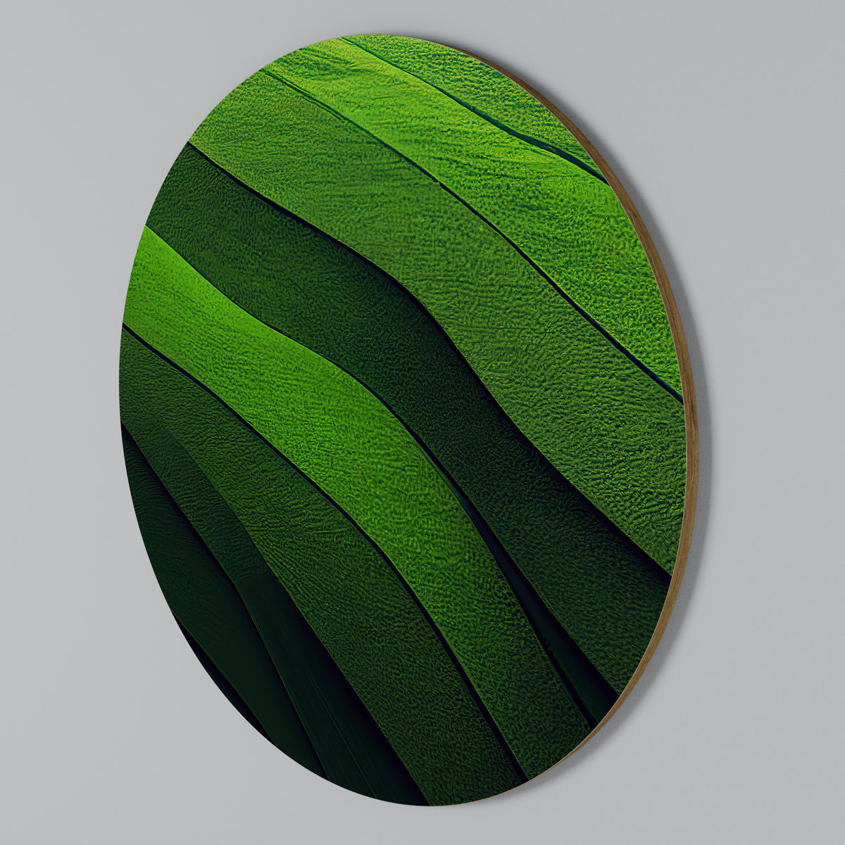 FRESH LANDSCAPE Round Wall Art