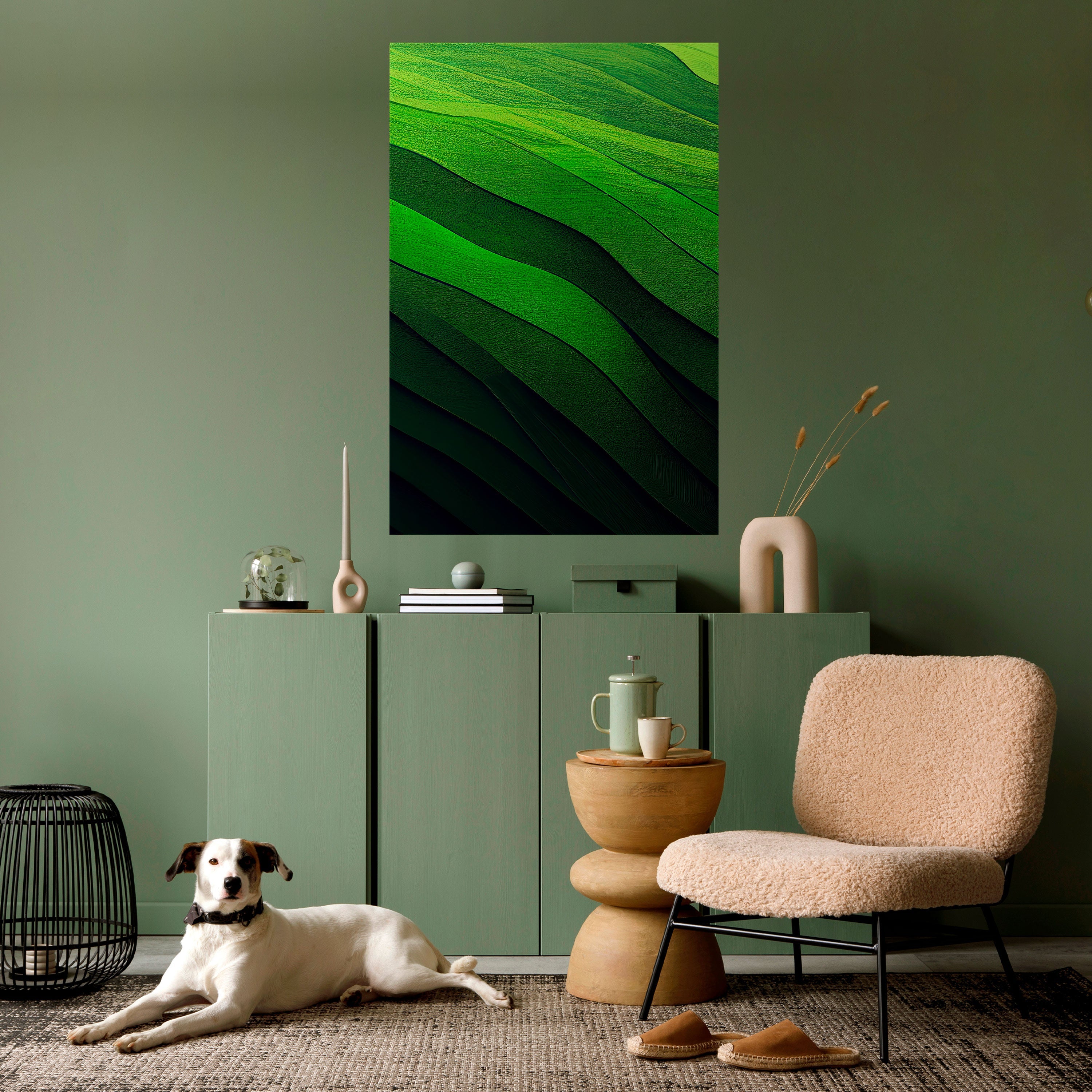 FRESH LANDSCAPE Poster Vertical Autocolante