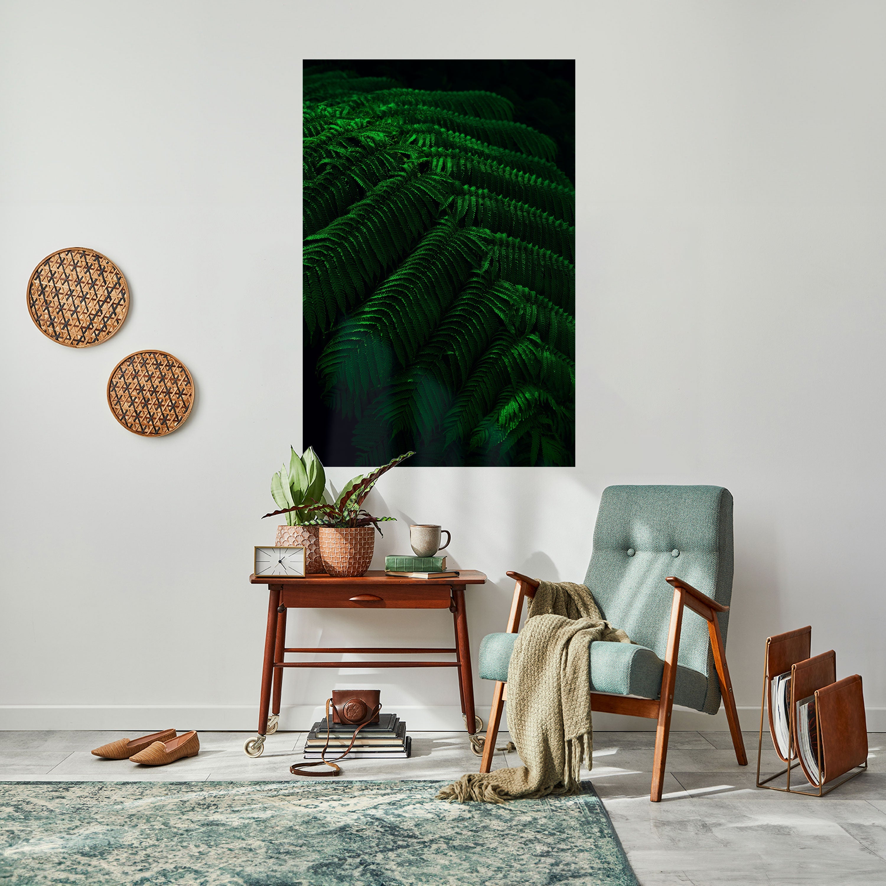 FERN FANTASY Peel and Stick Vertical Poster