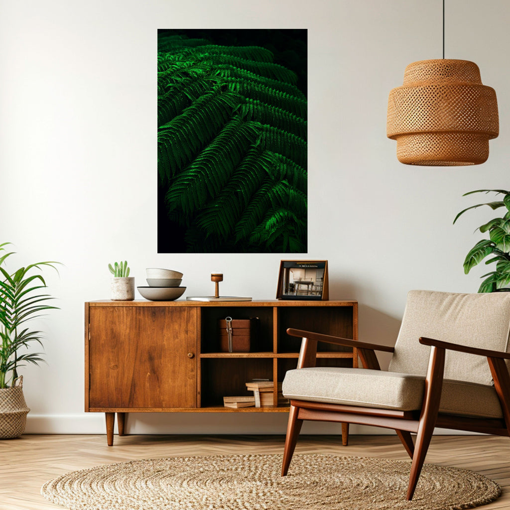 FERN FANTASY Peel and Stick Vertical Poster