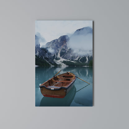 FOGGY MOUNTAIN OASIS Quadro em tela vertical