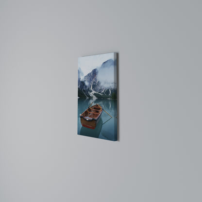 FOGGY MOUNTAIN OASIS Quadro em tela vertical