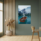 FOGGY MOUNTAIN OASIS Poster Vertical Autocolante