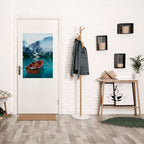 FOGGY MOUNTAIN OASIS Poster Vertical Autocolante