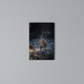 ANTLERED REGALITY Vertical Canvas Print
