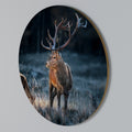 ANTLERED REGALITY Arte de Parede Redonda