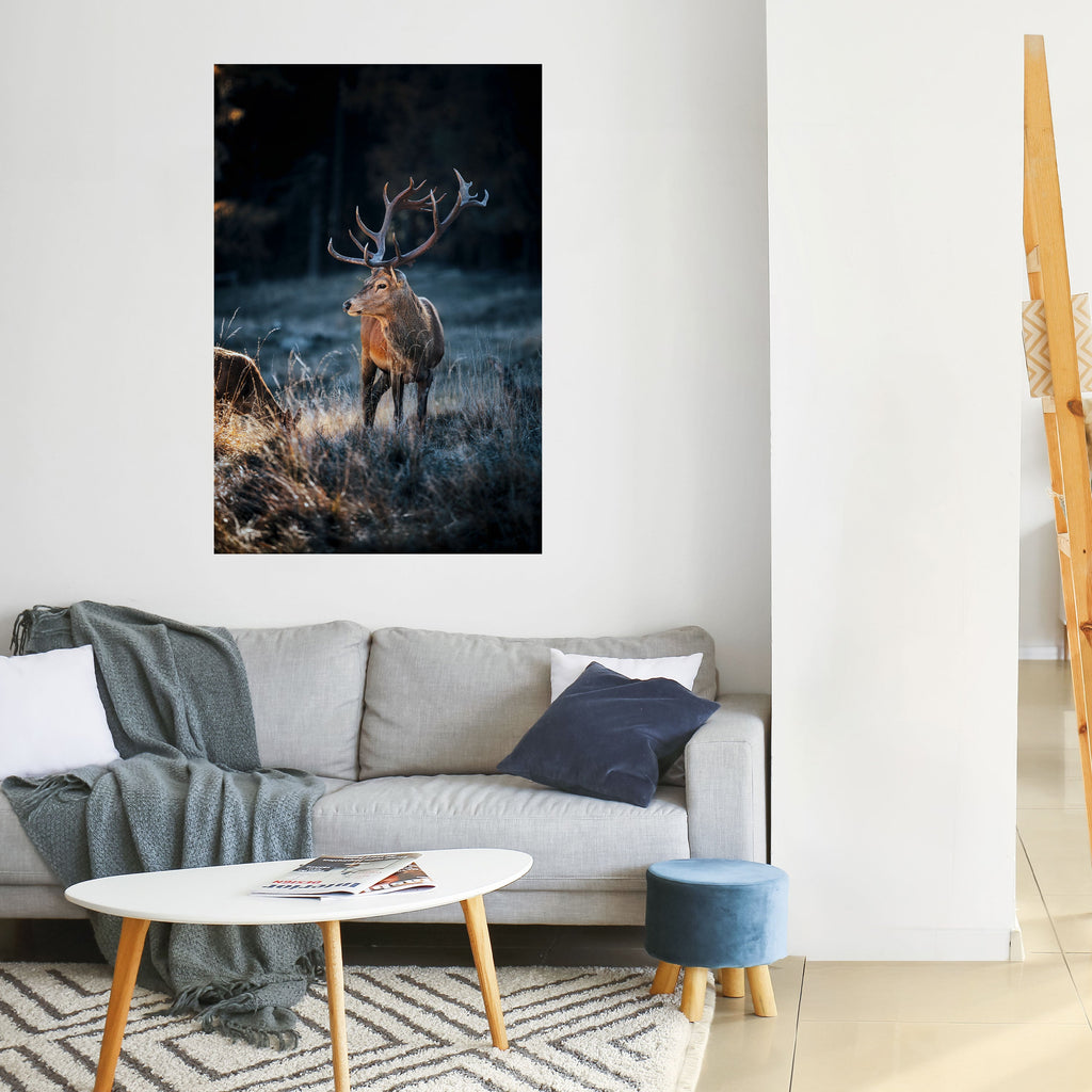 ANTLERED REGALITY Poster Vertical Autocolante