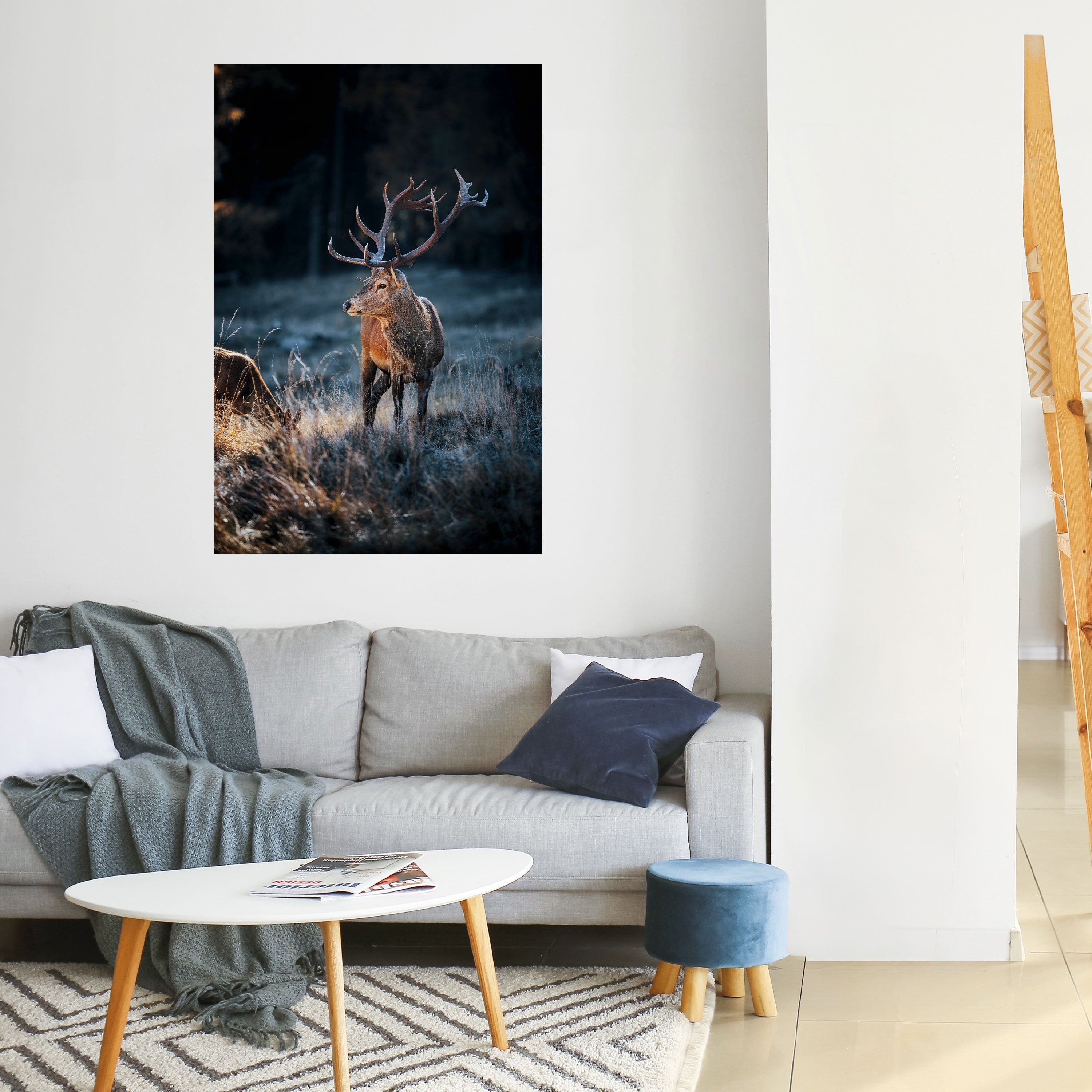 ANTLERED REGALITY Poster Vertical Autocolante
