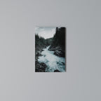 RUSHING REFLECTIONS Vertical Canvas Print
