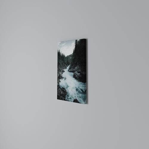 RUSHING REFLECTIONS Quadro em tela vertical