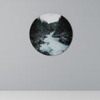 RUSHING REFLECTIONS Quadro Redondo Decorativo