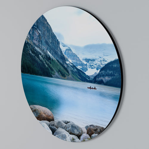 REFLECTIVE WATERS Arte de Parede Redonda